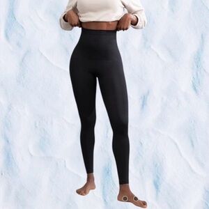 Shapermint Essentials High-Waisted Shaping Leggings - Black - Size Large